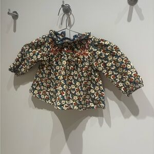 Baby girl corduroy top bout’ Chou monoprix kids Paris 12m